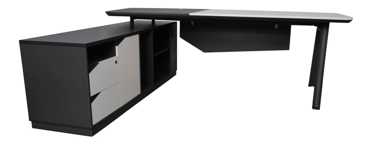 Office-Desk "Carolina", white-anthracite