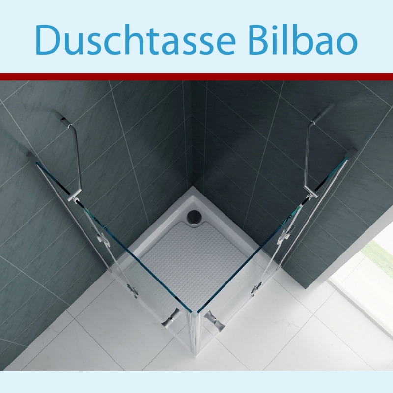 Duschtasse Bilbao 90x90 cm