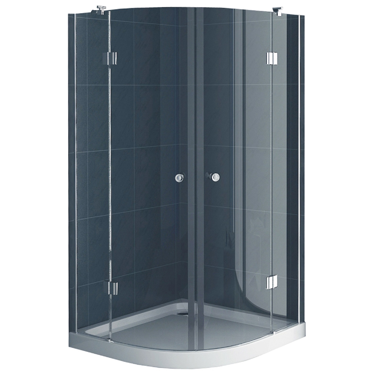 Glasdusche MESSINA 100 x 100 x 195 cm