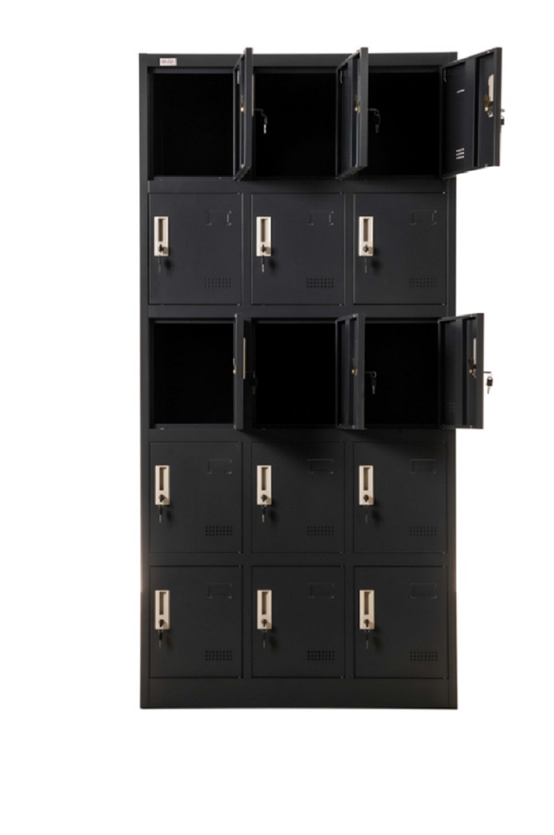 Steel Office-Cabinet BUDAPEST locker 1door dark grey