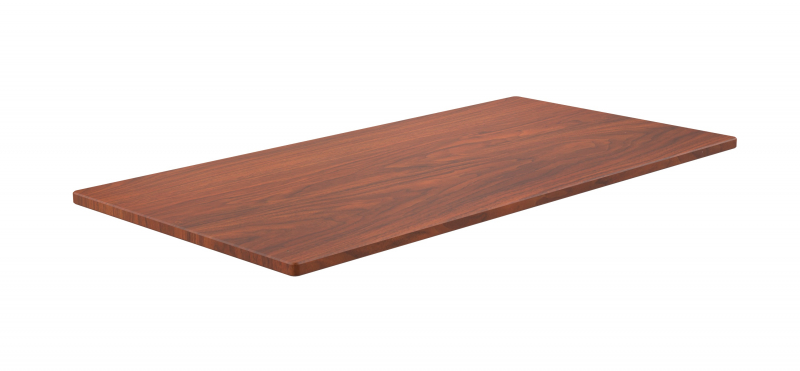 Tabletop for height-adjustable desk 140 x 70 cm, nutwood-design