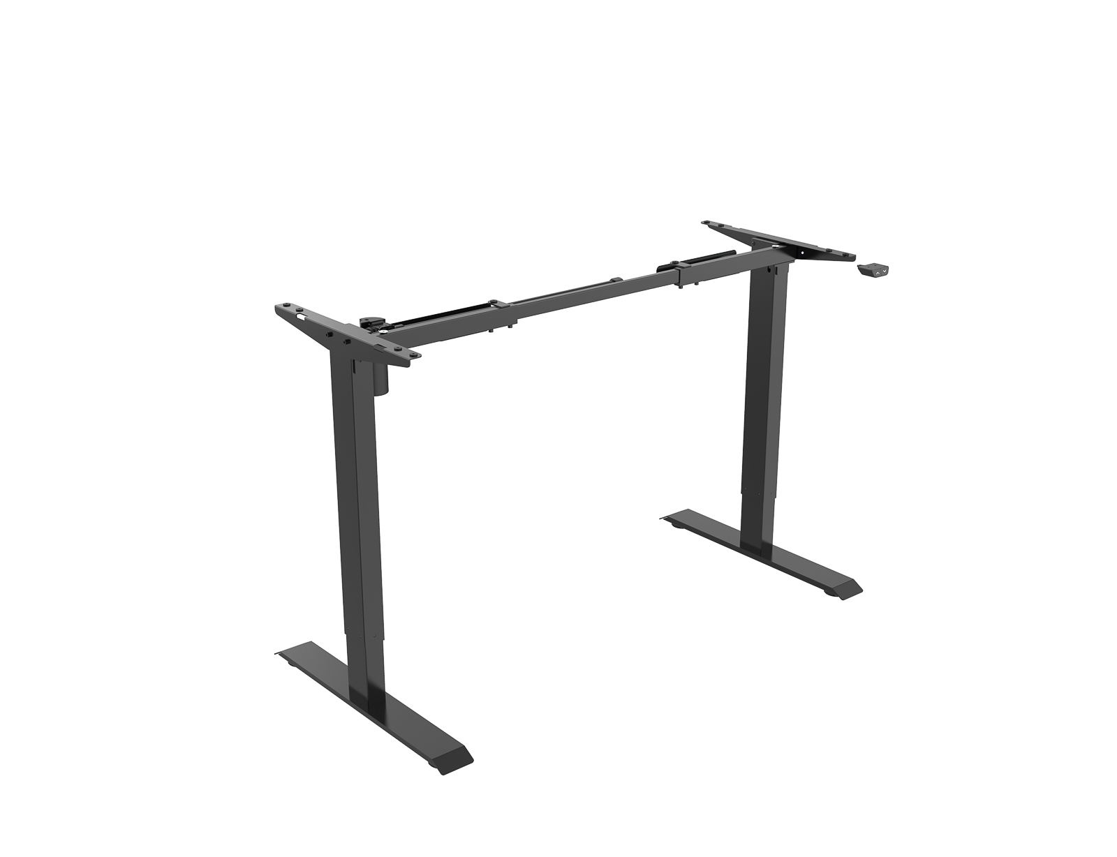 Motorized frame BASIC for height-adjustable desk, black