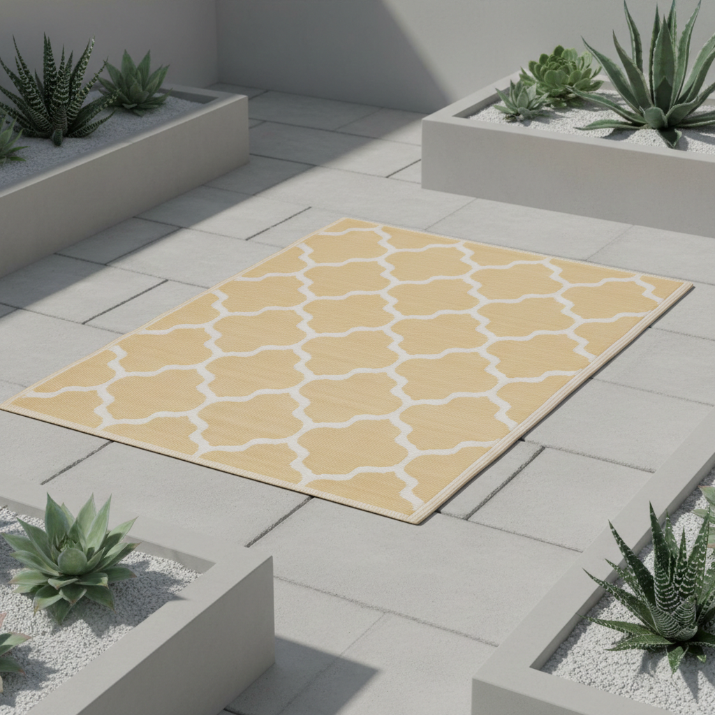 Garten Outdoor Kunststoffteppich Kate 120x180cm von Jet-Line Terrasse Balkon