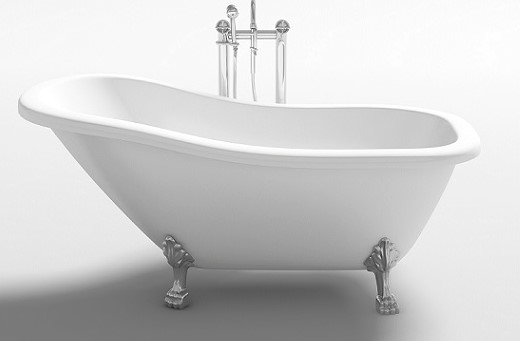 Design Badewanne QUEEN 170 x 80 cm
