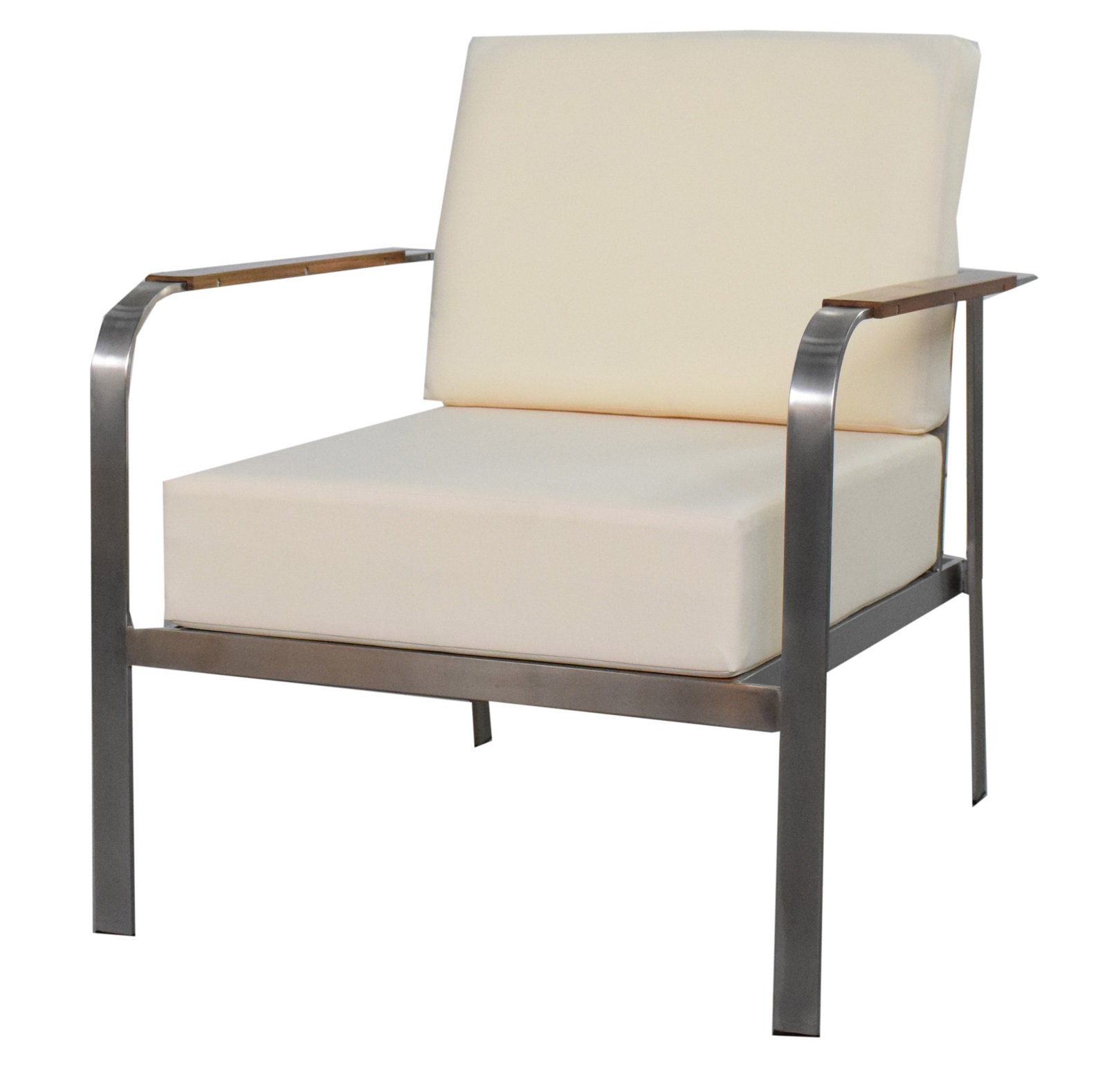 Gartenset Aphrodite, creme Edelstahl Gartenmoebel Gartenset Lounge Jet-Line Essgarnitur Gartenlounge