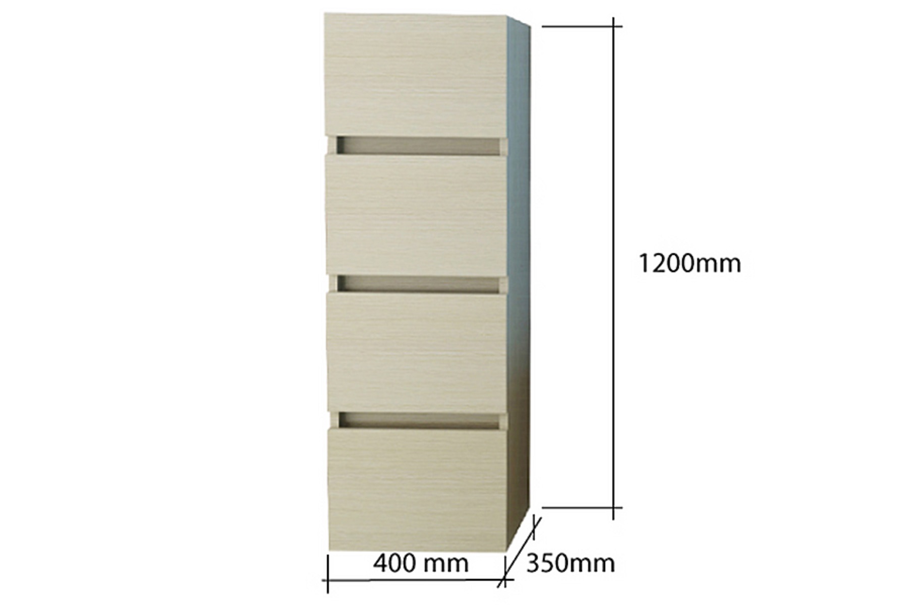 Badschrank KUFSTEIN 120x40x35cm