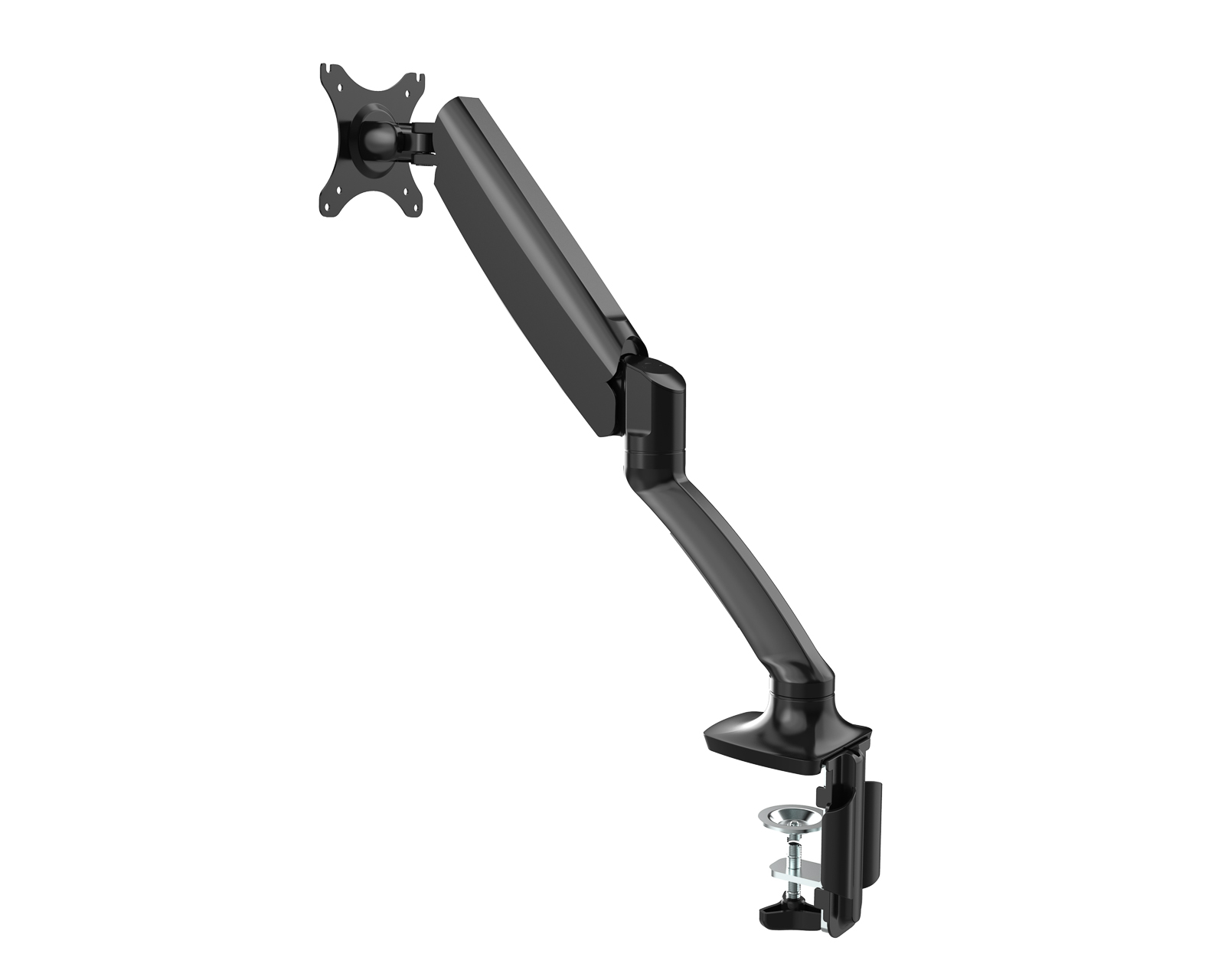 Monitor-Holder for 1 screen 17-27'' with 360° Pneumatic Arm