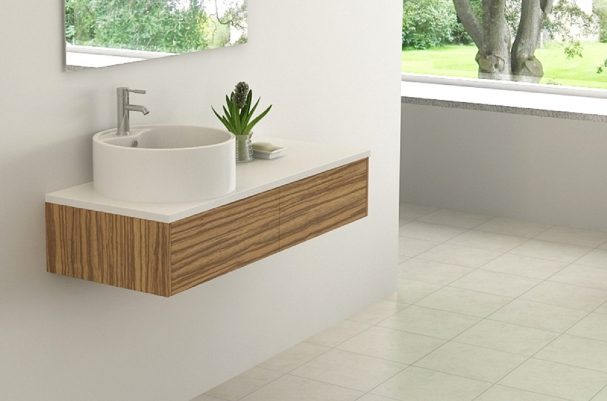 Bath furniture Biel zebra optic