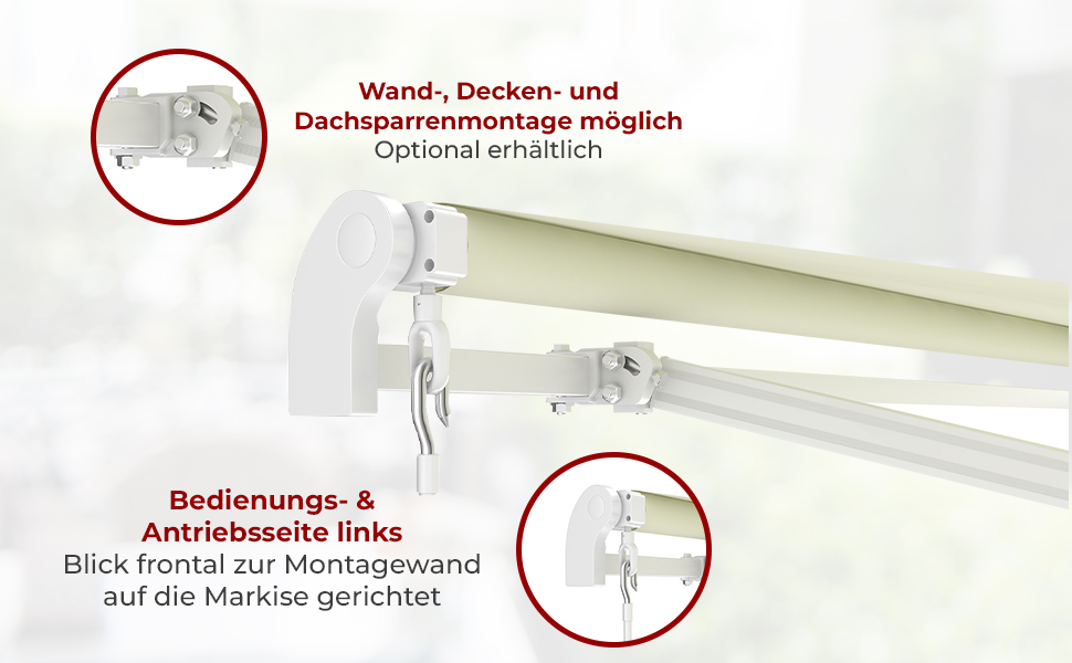 Gelenkarmmarkise SUNSHINE beige