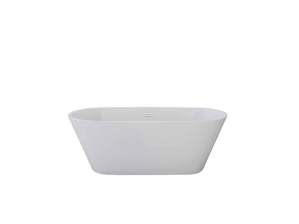 Badewanne freistehend Dehlia  weiss 170x80 cm hochwertiges Acryl 170 x 80 cm