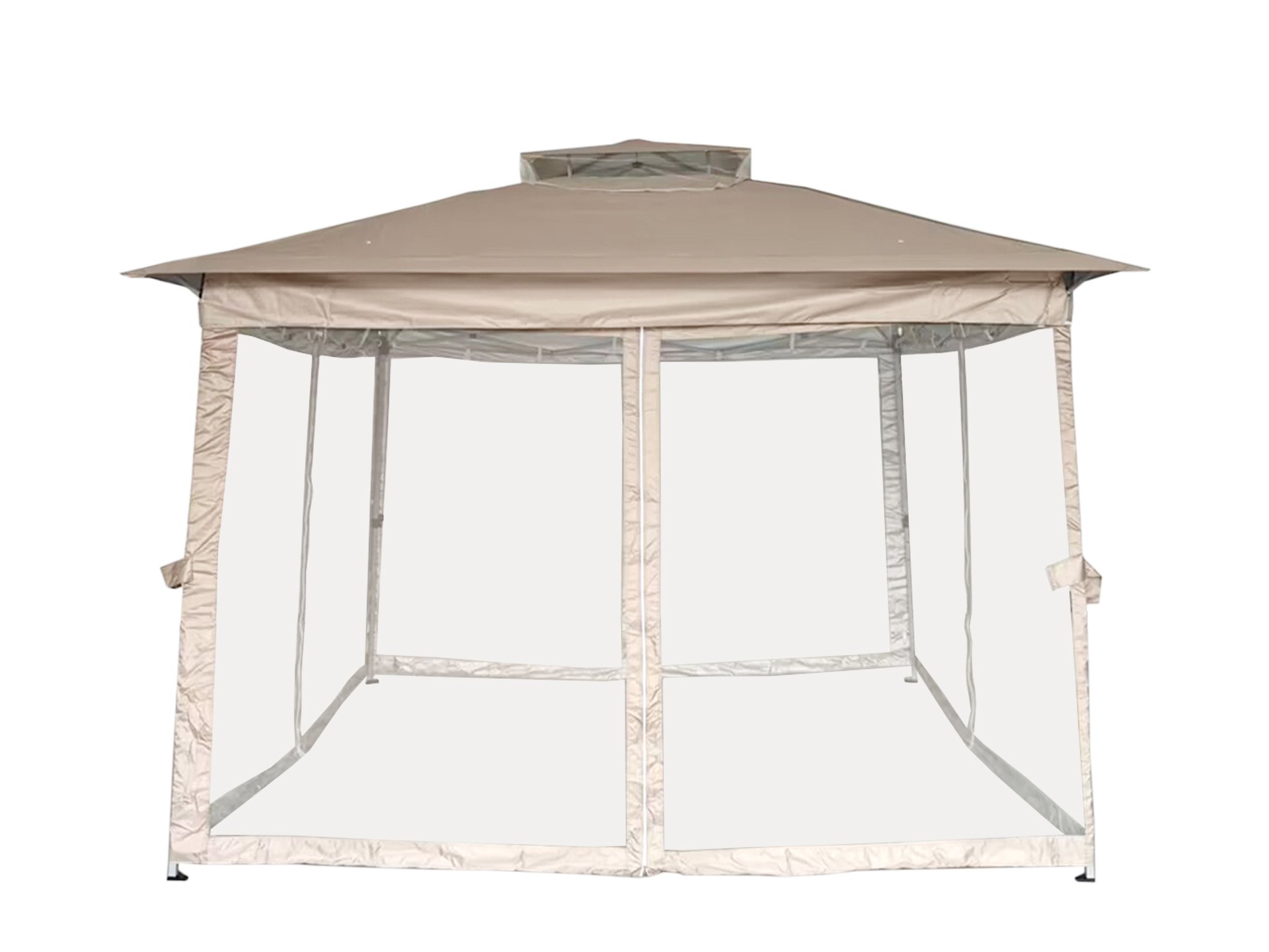 Pavillon Gartenpavillion Pergola Metall Outdoor Kleopatra 335x335x270cm faltbar