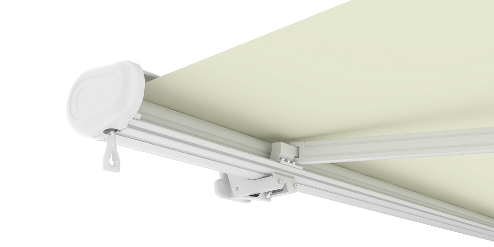 Elektrische Markise Vollkassettenmarkise SUNRAY beige 4 x 3 m