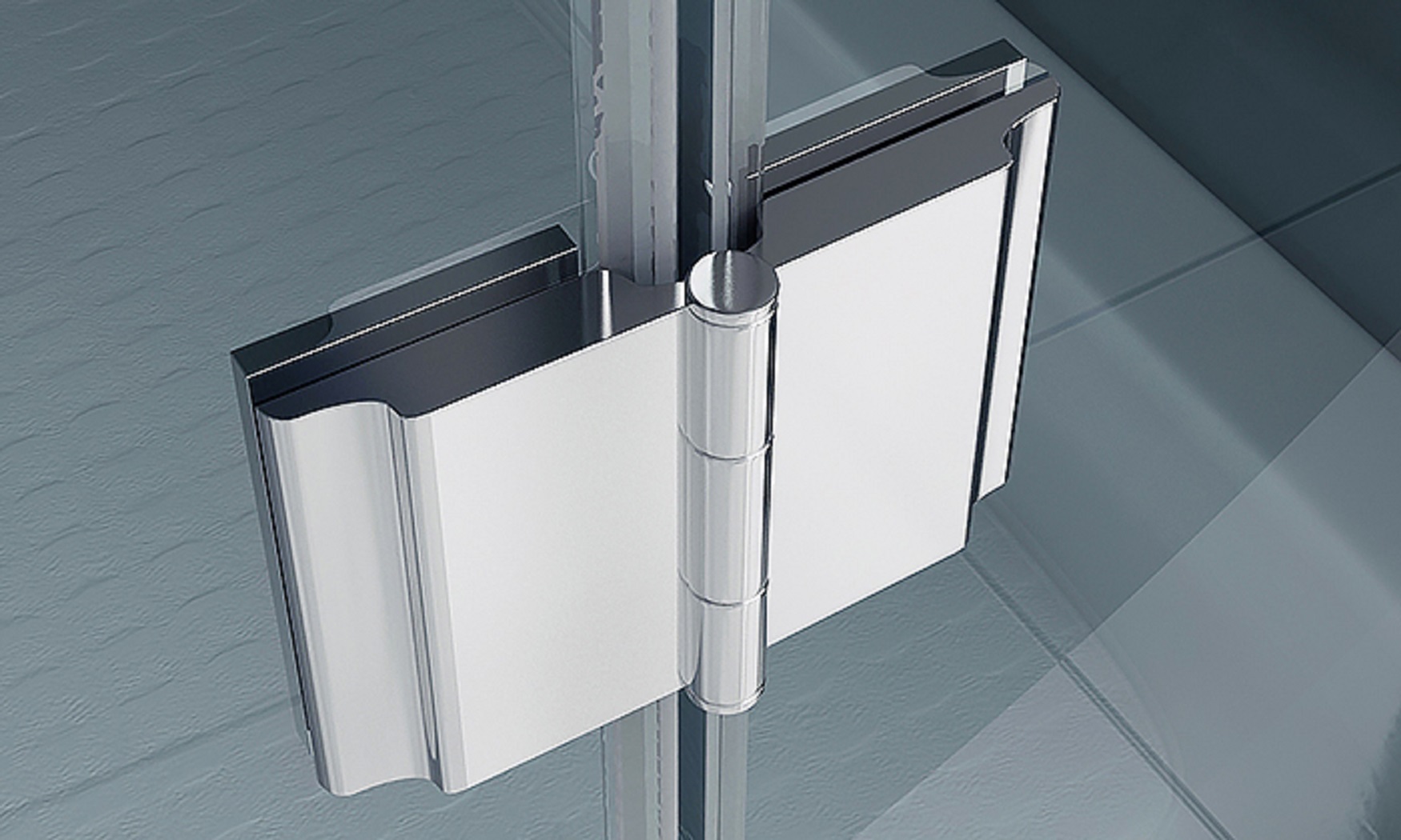 Glasdusche MESSINA 100 x 100 x 195 cm