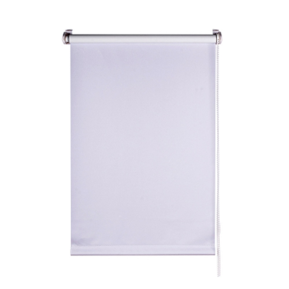 Roller Blind, white opaque 150 cm length x 45 cm width