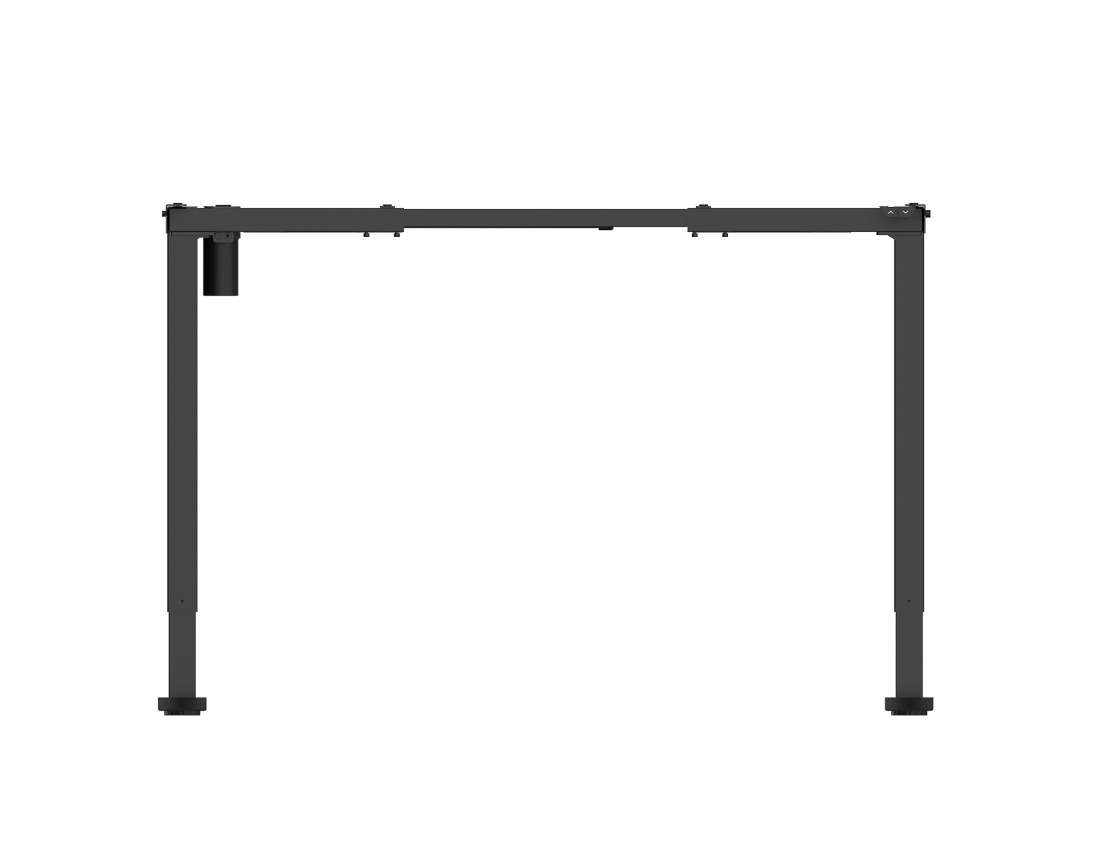 Motorized frame BASIC for height-adjustable desk, black