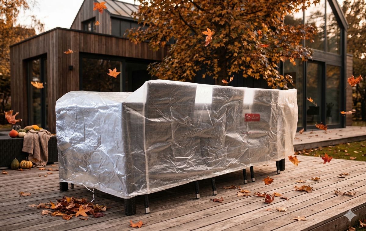 Abdeckplane Palermo 320 x 130 x 80 cm transparent