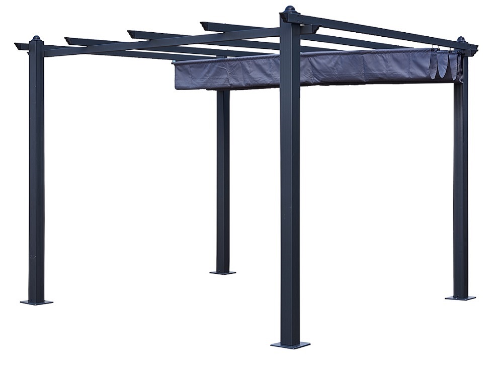 Jet-Line Pavillon Gazebo Luxor 3 x 4 m anthracite anthracite