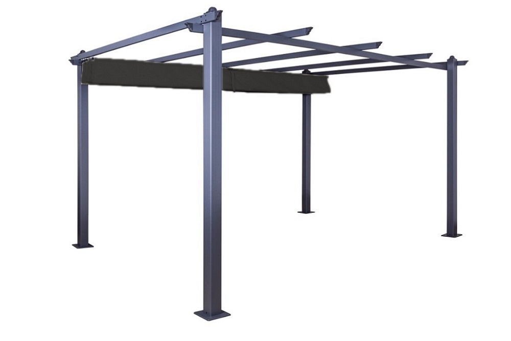 Jet-Line Pavillon Gazebo Luxor 3 x 4 m anthracite anthracite