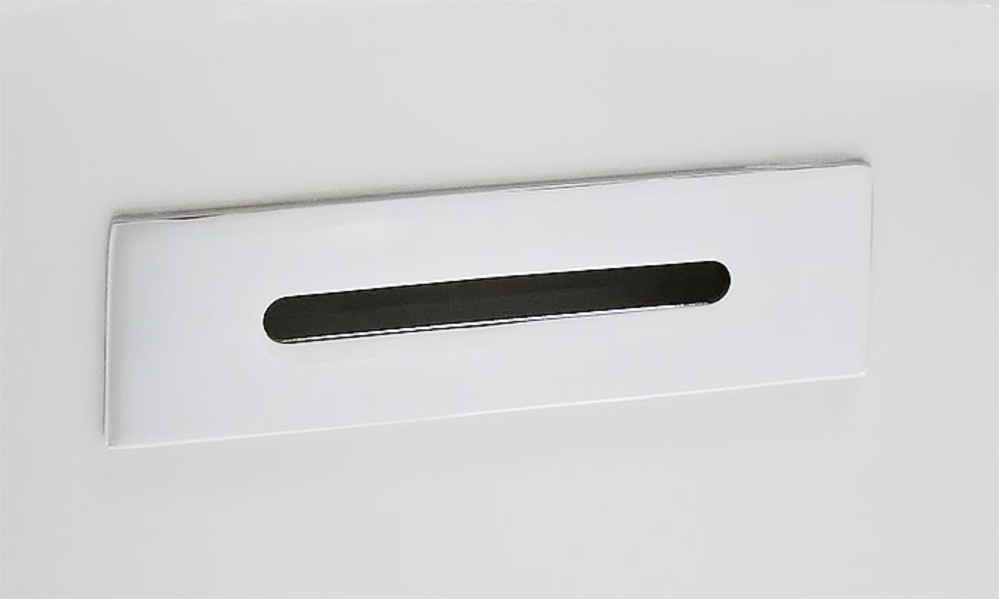 Badewanne WETZIKON II 170 x 80 cm weiß