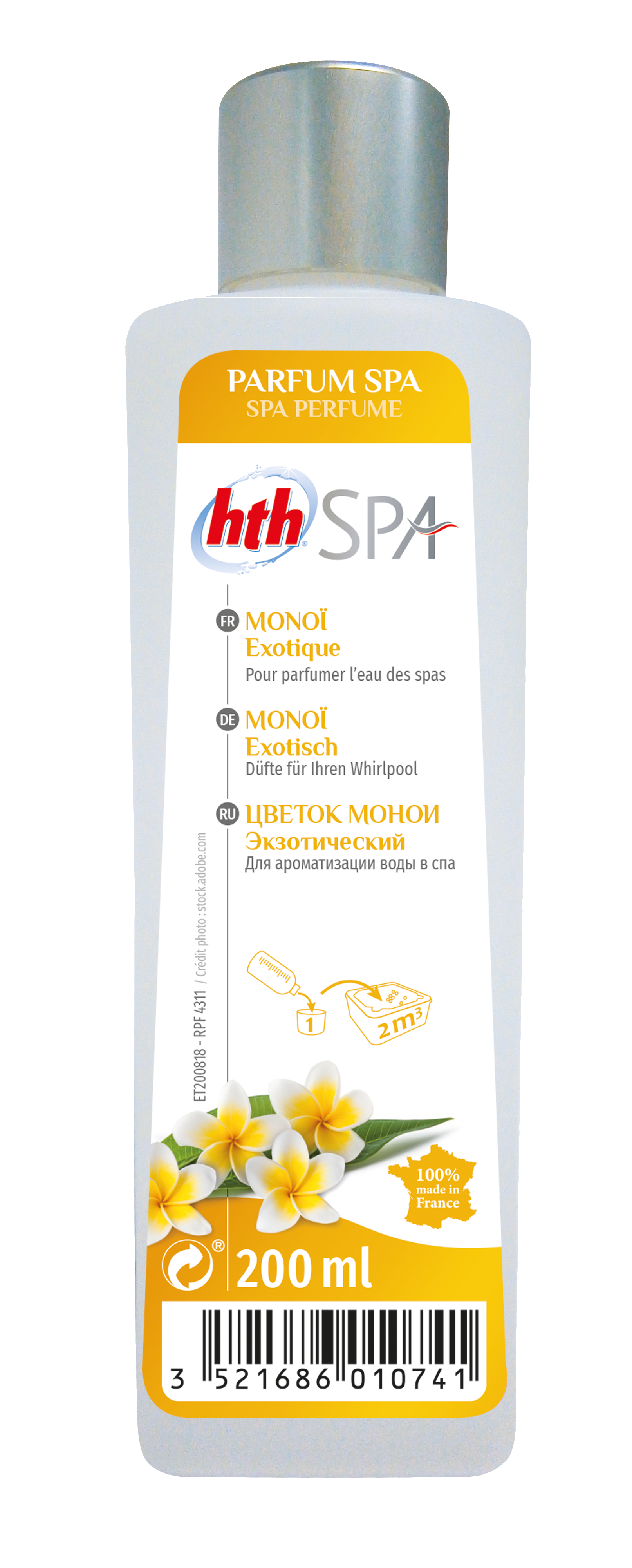 HTH Spa scent Monoi for your  Outdoor-Spa