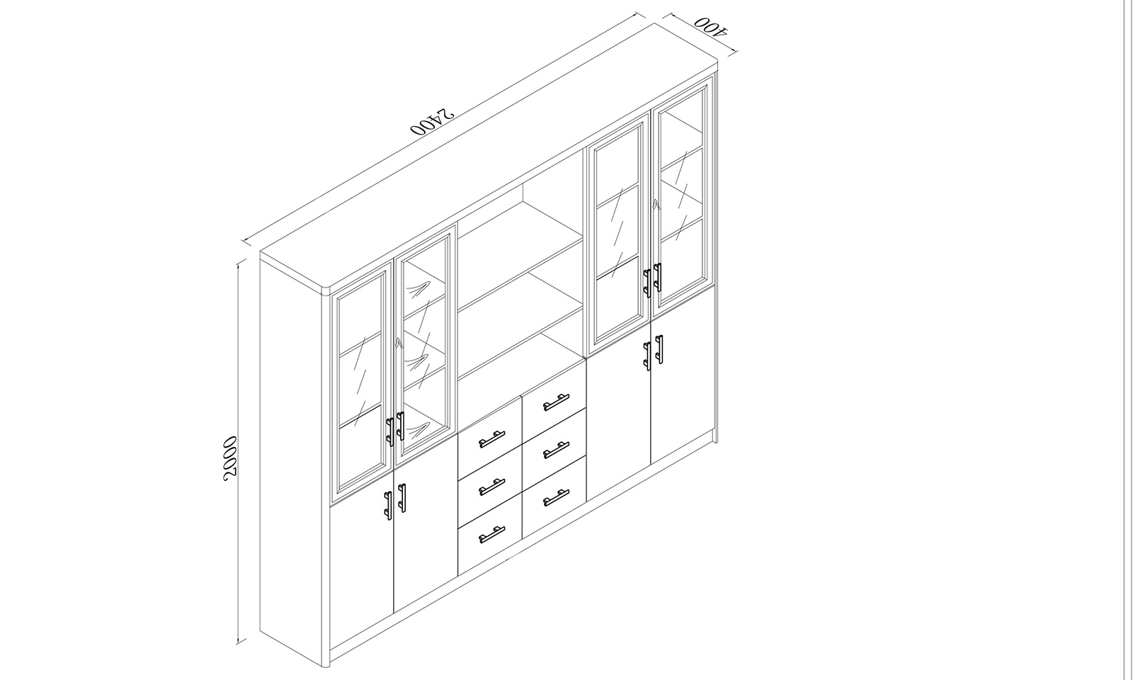 Aktenschrank BLOOMFIELD Büromöbel.