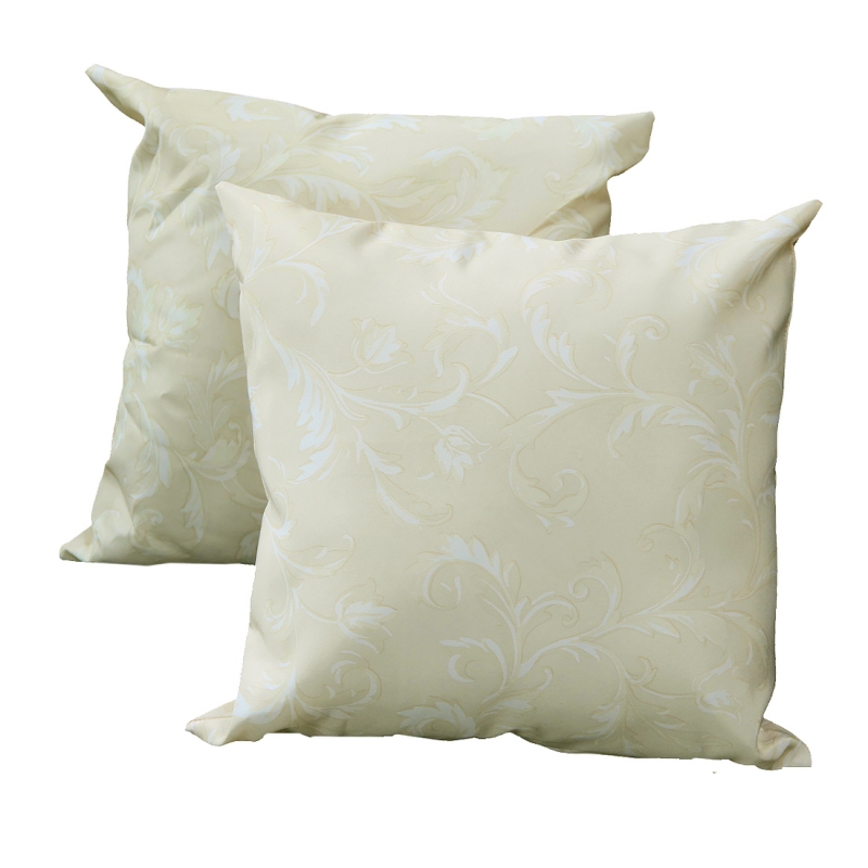 Kissen Set NIZZA beige strapazierfähig