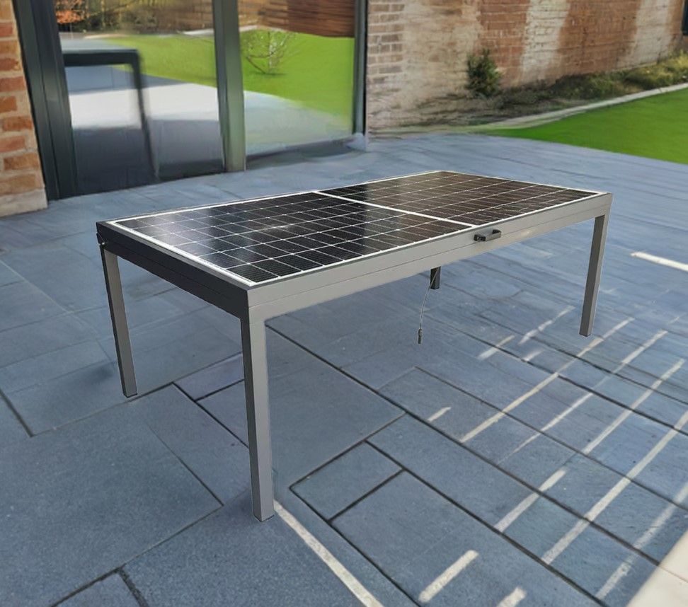 Solar Tisch Garten Balkon Terrasse